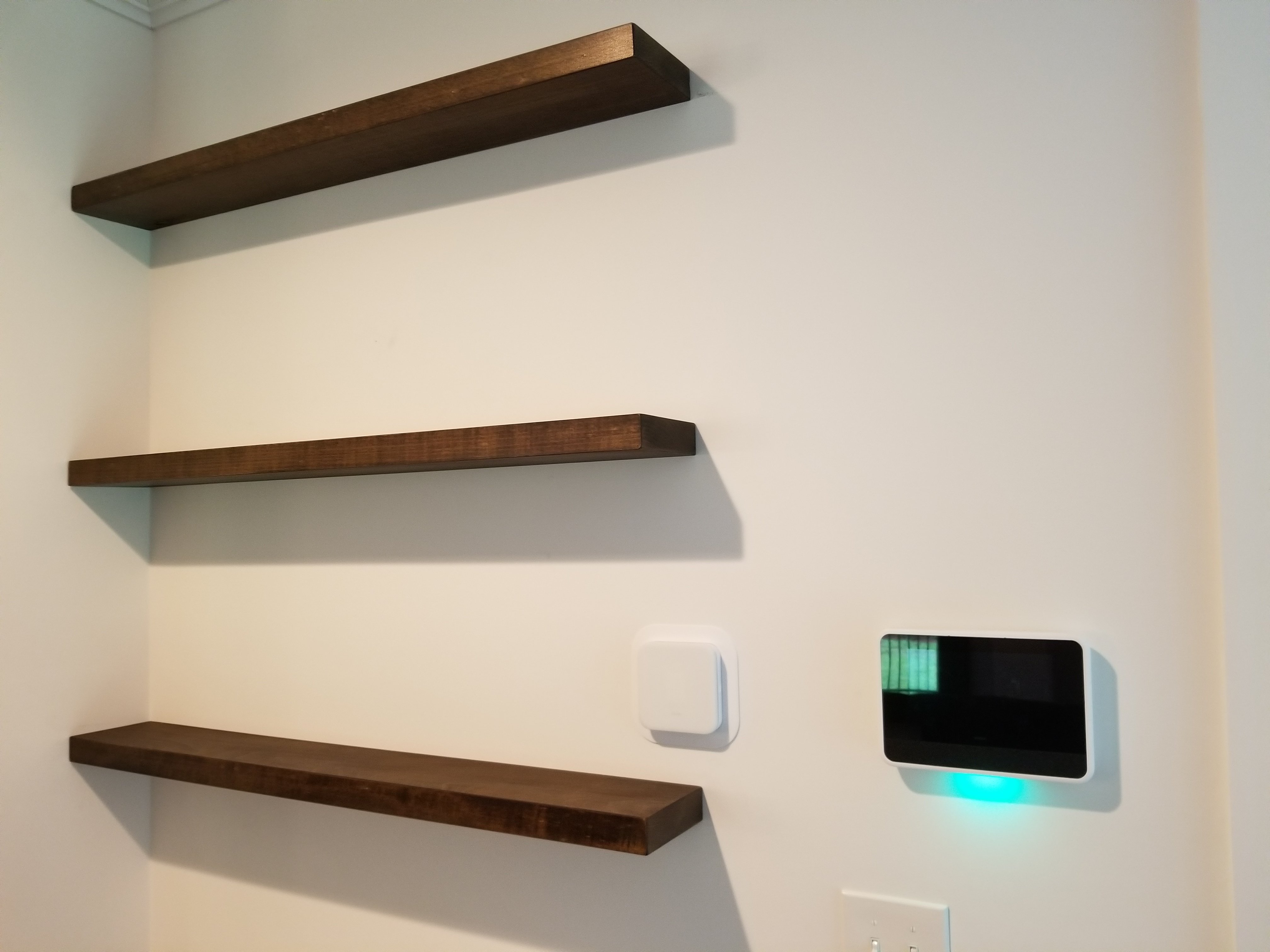Maple Floating Shelves