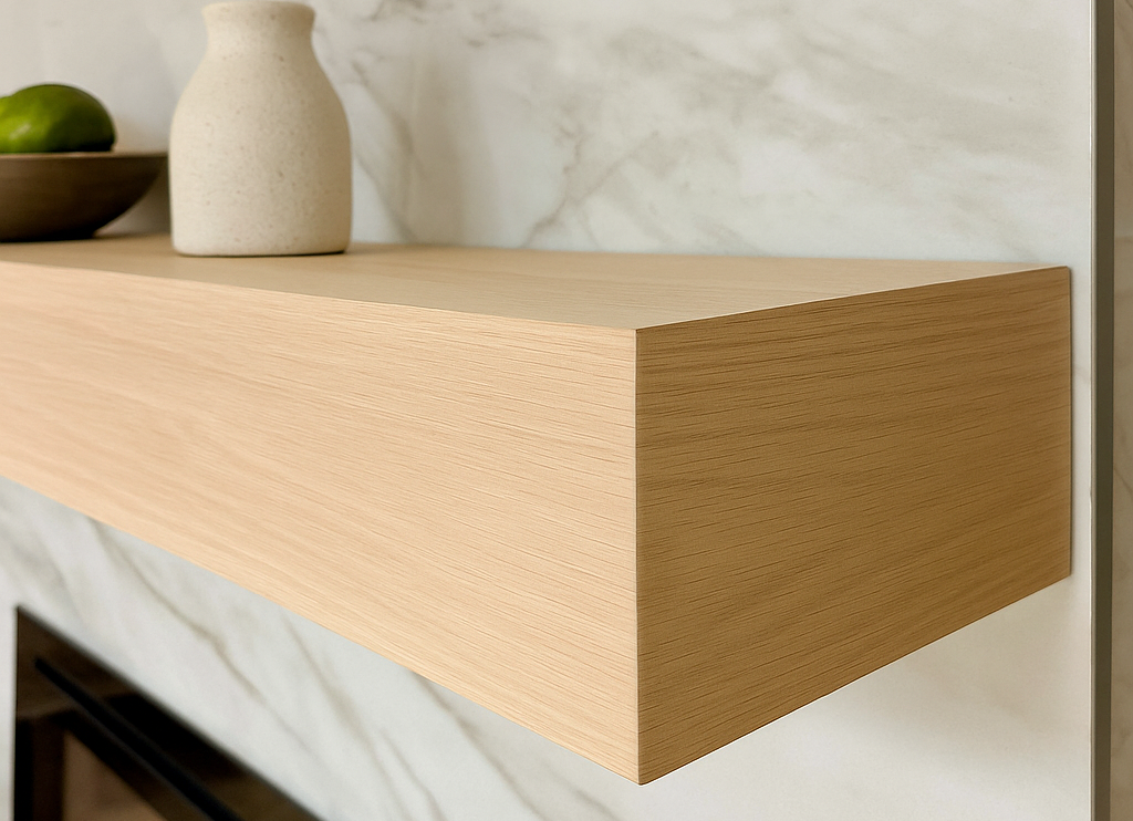 White Oak "Box" Mantle
