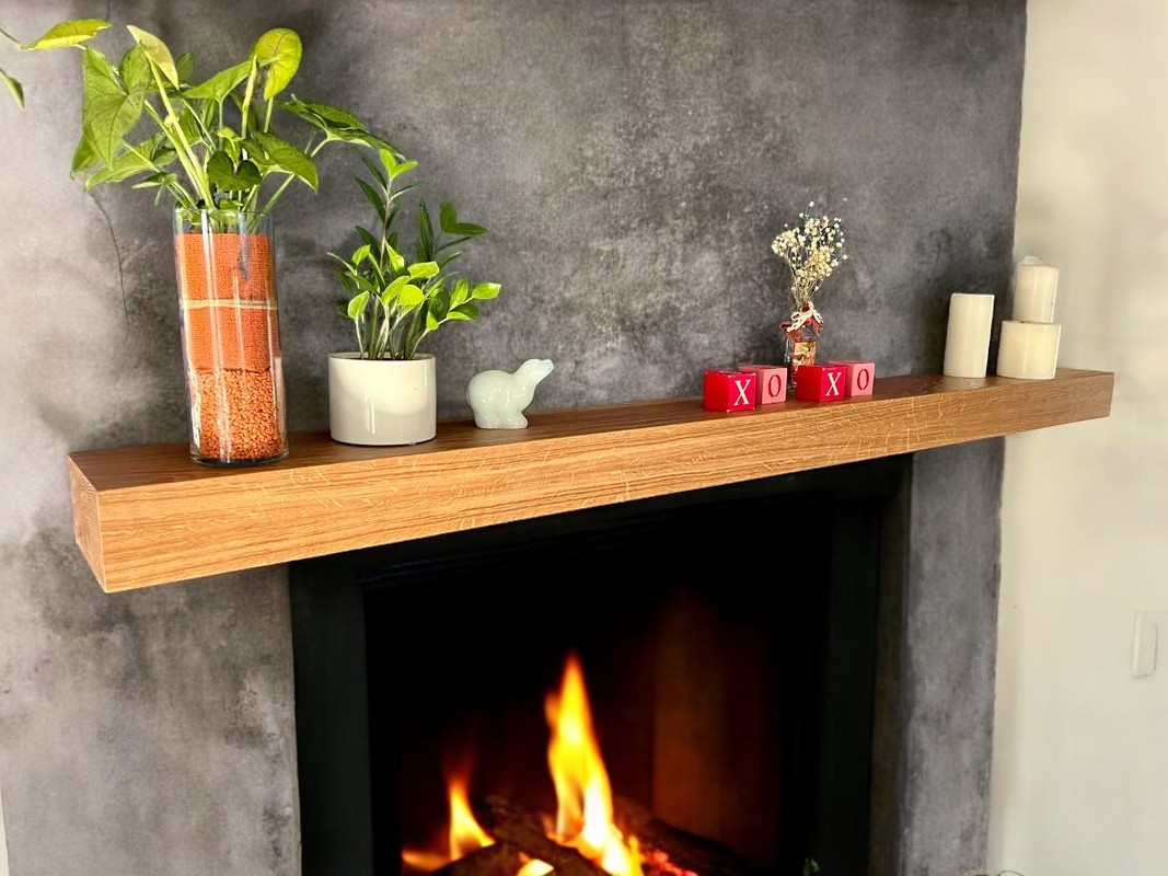 White Oak Mantle